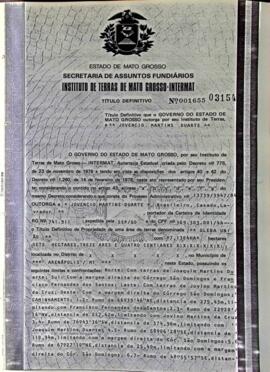 NÚMERO DO TÍTULO: 001655