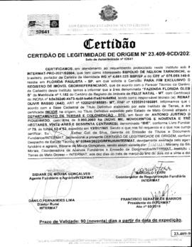NÚMERO DA CERTIDÃO: 23.409-9CD.2022