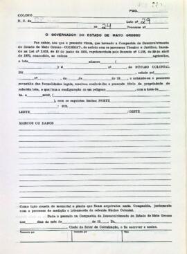 NÚMERO DO TÍTULO: SEM DADOS