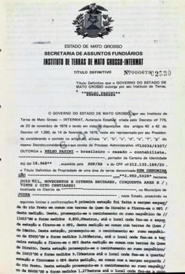 NÚMERO DO TÍTULO: 000679
