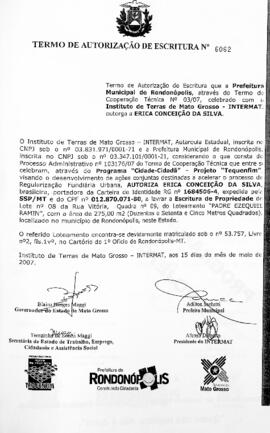 NÚMERO DO TERMO: 6062