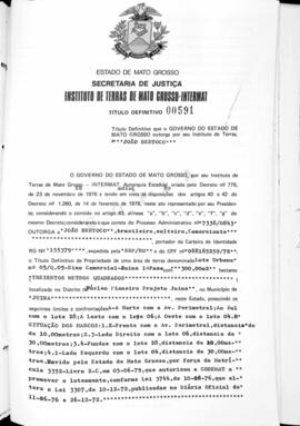 NÚMERO DO TÍTULO: 00591