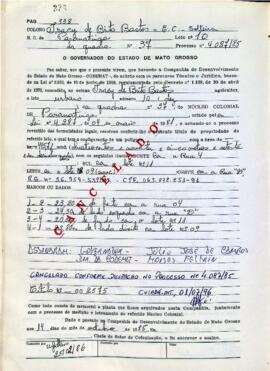 NÚMERO DO TÍTULO: 002575