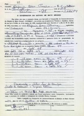 NÚMERO DO TÍTULO: 002293