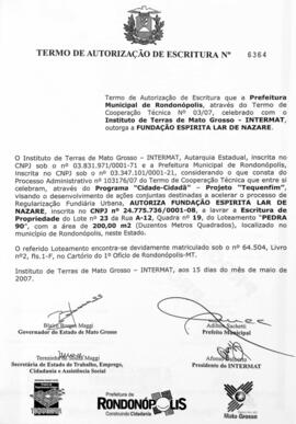 NÚMERO DO TERMO: 6364