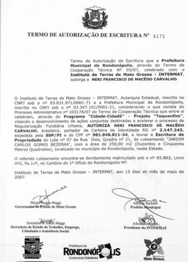 NÚMERO DO TERMO: 6171