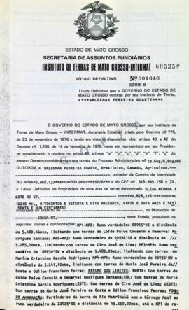 NÚMERO DO TÍTULO: 001648