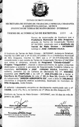 NÚMERO DO TERMO: 1664-A