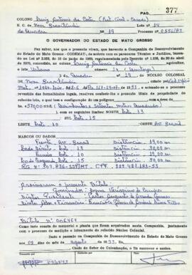 NÚMERO DO TÍTULO: 006464