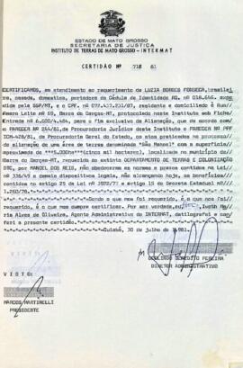 NÚMERO DA CERTIDÃO: 710.81