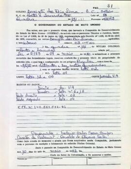 NÚMERO DO TÍTULO: SEM DADOS