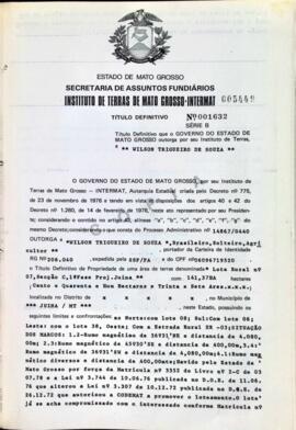 NÚMERO DO TÍTULO: 001632