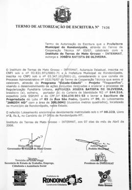 NÚMERO DO TERMO: 7436
