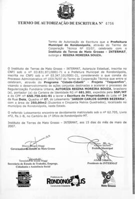 NÚMERO DO TERMO: 6756