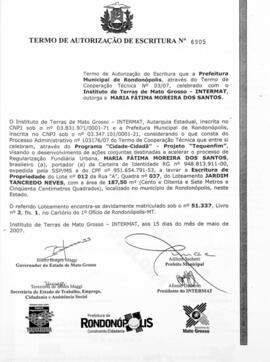 NÚMERO DO TERMO: 6905