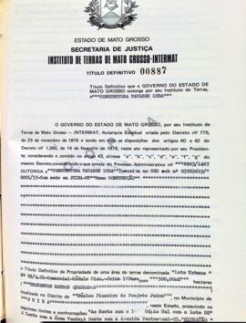 NÚMERO DO TÍTULO: 00887