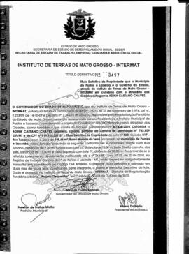 NÚMERO DO TÍTULO: 3497