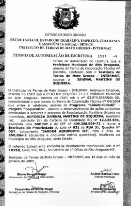 NÚMERO DO TERMO: 1594-A