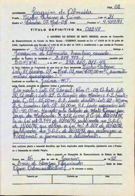 NÚMERO DO TÍTULO: 02248