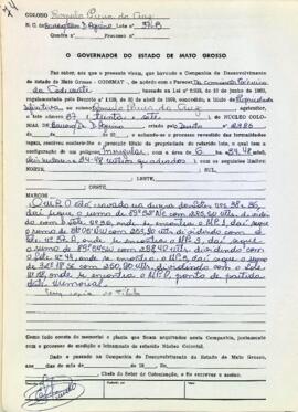 NÚMERO DO TÍTULO: SEM DADOS