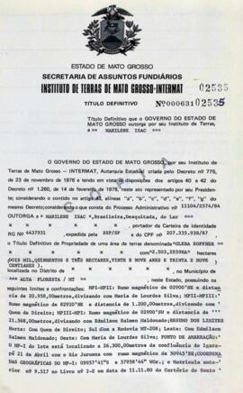 NÚMERO DO TÍTULO: 000631
