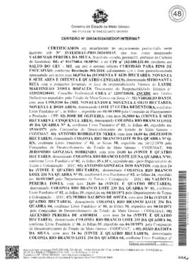 NÚMERO DA CERTIDÃO: 00634.2024