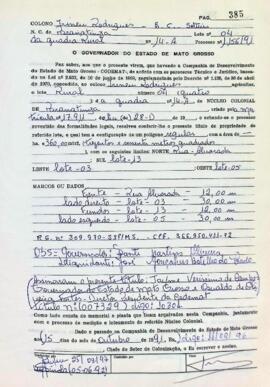 NÚMERO DO TÍTULO: 10301