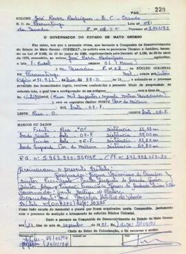 NÚMERO DO TÍTULO: 10325