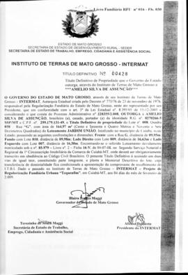 NÚMERO DO TÍTULO: 00428