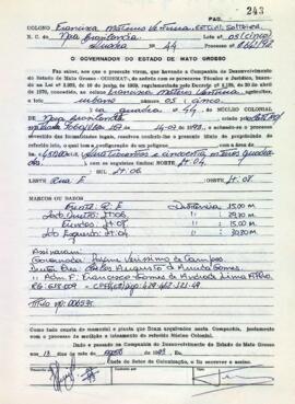 NÚMERO DO TÍTULO: 006535