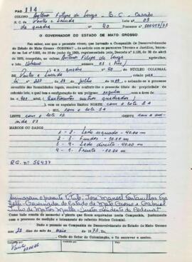 NÚMERO DO TÍTULO: SEM DADOS