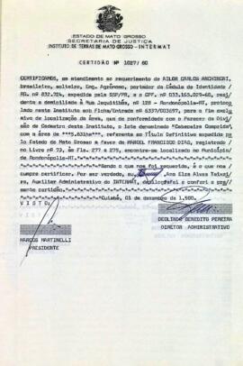 NÚMERO DA CERTIDÃO: 1027.80