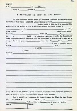 NÚMERO DO TÍTULO: SEM DADOS