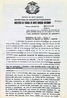 NÚMERO DO TÍTULO: 001046