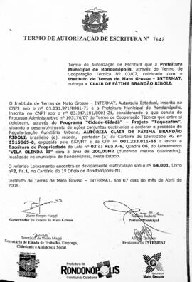 NÚMERO DO TERMO: SEM DADOS