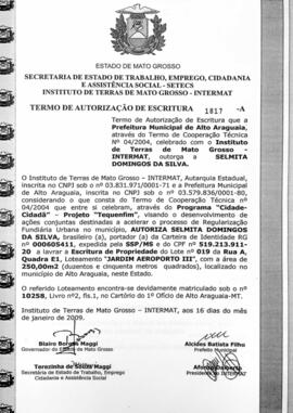NÚMERO DO TERMO: 1817-A