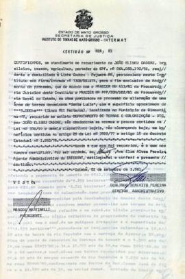NÚMERO DA CERTIDÃO: 828.81