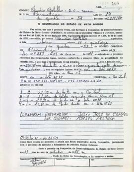 NÚMERO DO TÍTULO: 002650