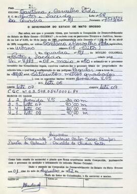 NÚMERO DO TÍTULO: SEM DADOS