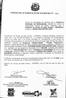 NÚMERO DO TERMO: 7484