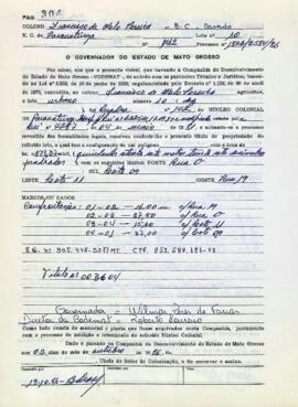 NÚMERO DO TÍTULO: 003604