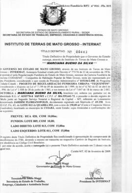 NÚMERO DO TÍTULO: 00443