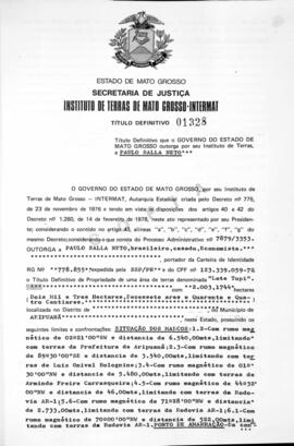 NÚMERO DO TÍTULO: 01328