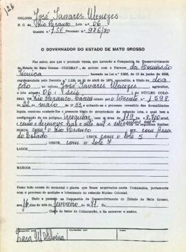 NÚMERO DO TÍTULO: SEM DADOS