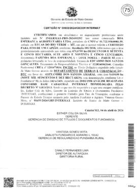 NÚMERO DA CERTIDÃO: 00602.2024