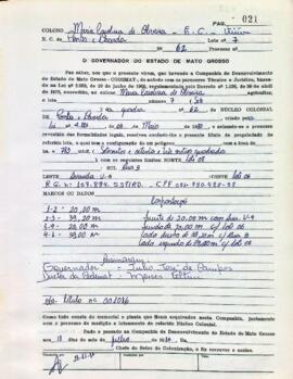 NÚMERO DO TÍTULO: 001086