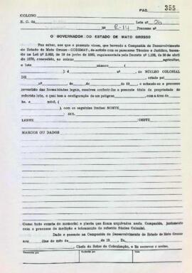 NÚMERO DO TÍTULO: SEM DADOS