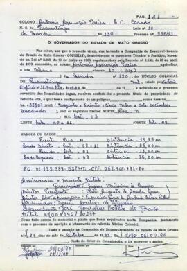 NÚMERO DO TÍTULO: 10237