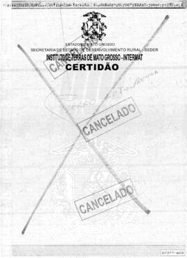 NÚMERO DA CERTIDÃO: SEM DADOS