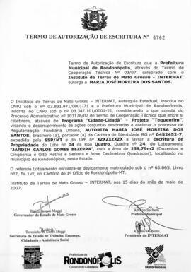 NÚMERO DO TERMO: 6762